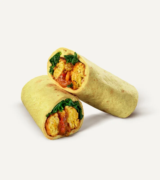 Onion Bhaji Wrap